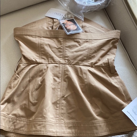 My Self Portrait. Strapless Canvas top! - Picture 9 of 12